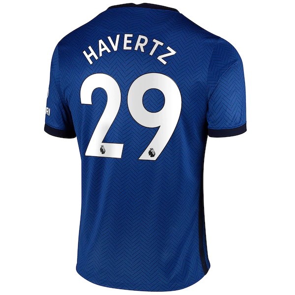 Camiseta Chelsea NO.29 Havertz Replica Primera Ropa 2020/21 Azul